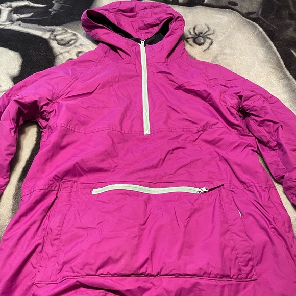 Powder room pull over purple winter/spring coat - Picture 1 of 3
